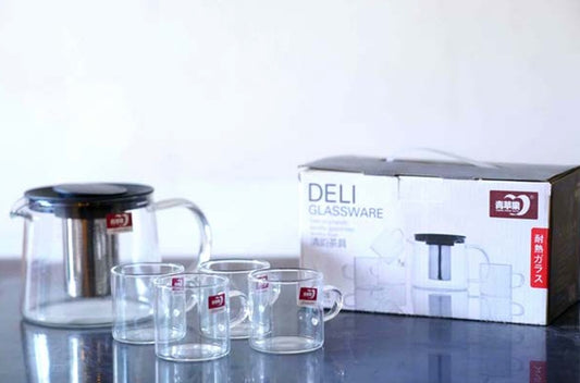 TEA SET 5 PC 4+1 DELI