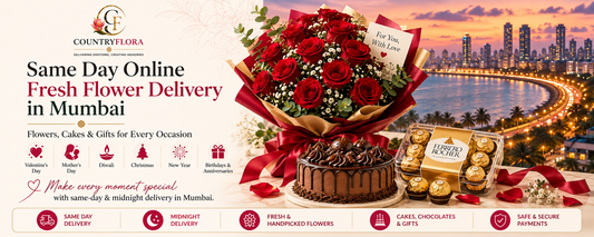 Same Day Online Fresh Flower Delivery in Mumbai: Flowers, Cakes & Gifts for Every Occasion