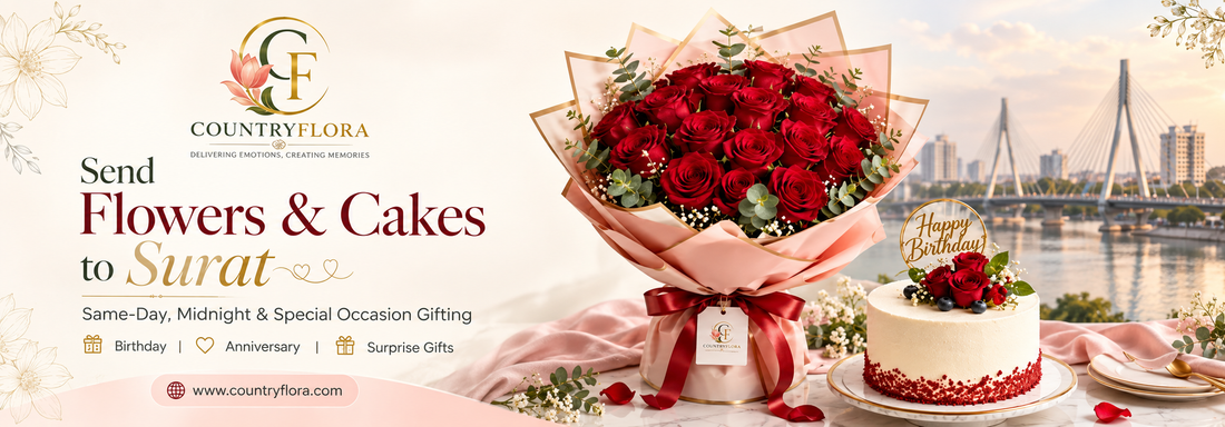 Send Flowers and Cakes to Surat: Best Online Gift Delivery Ideas for Every Special Occasion