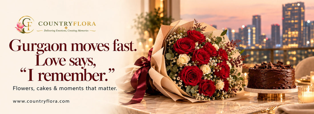 online flower and cake delivery in Gurgaon 