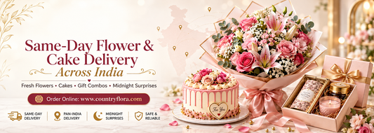 Same-Day Flower and Cake Delivery in India: Make Every Special Moment Unforgettable