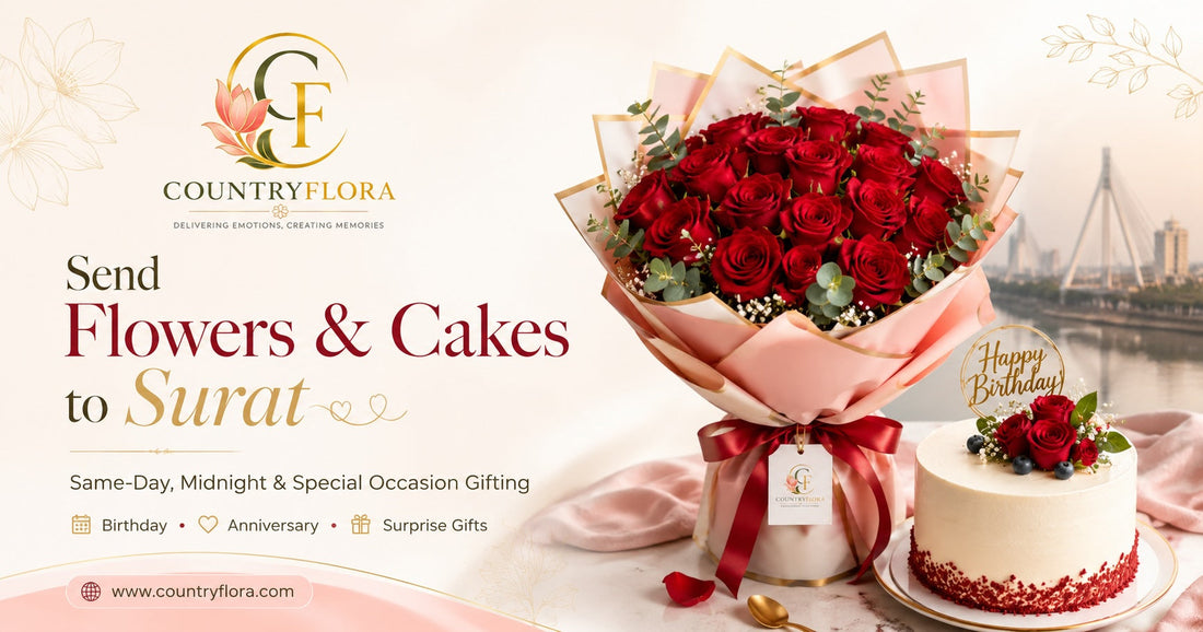 Send Flowers and Cakes to Surat: Best Online Gift Delivery Ideas for Every Special Occasion