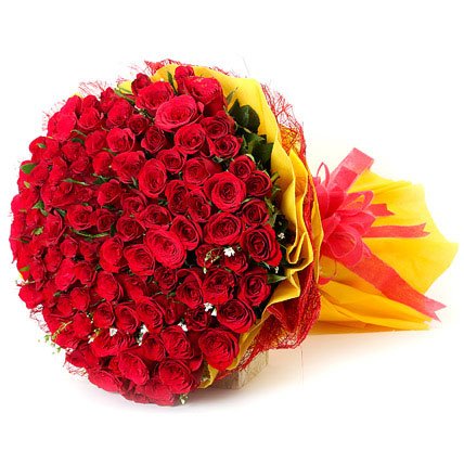 100 red roses bouquet big luxury romantic flower bouquet