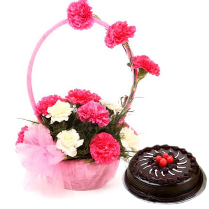 order carnation basket online