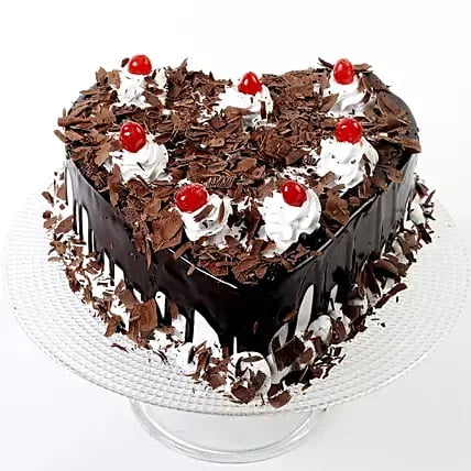 Heart Black Forest Cake