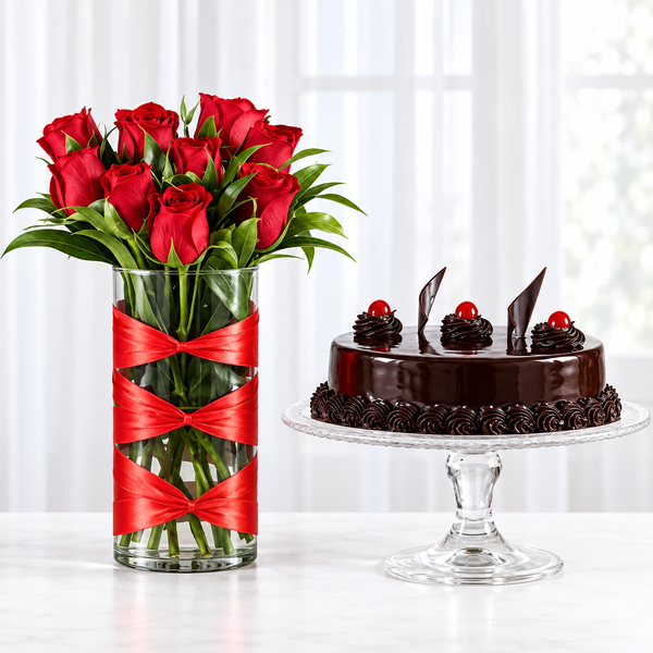 Flower and Cake