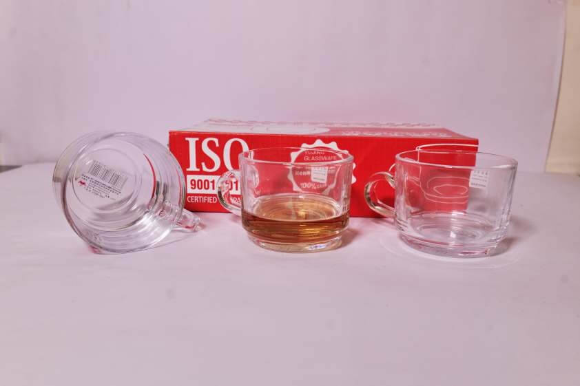 Borosil Mug 90 Ml Diamond