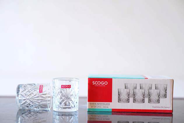 Oasis Juice Glass Set – 230 ML